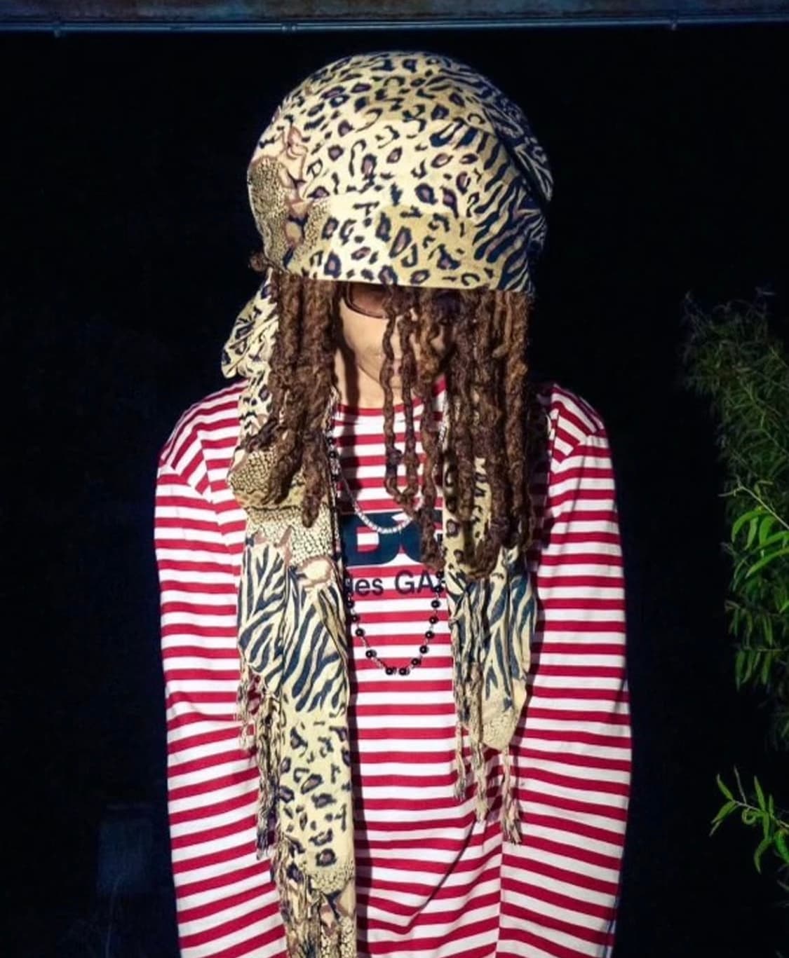 (Che 착용) 꼼데가르송 CDG 스트라이프 티셔츠 레드 상품이미지1