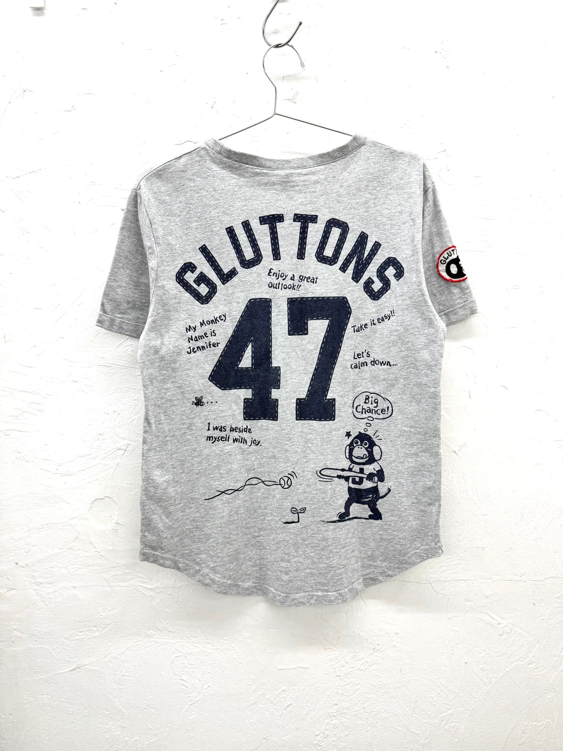 gluttons 베이스볼 제니 티셔츠 상품이미지4
