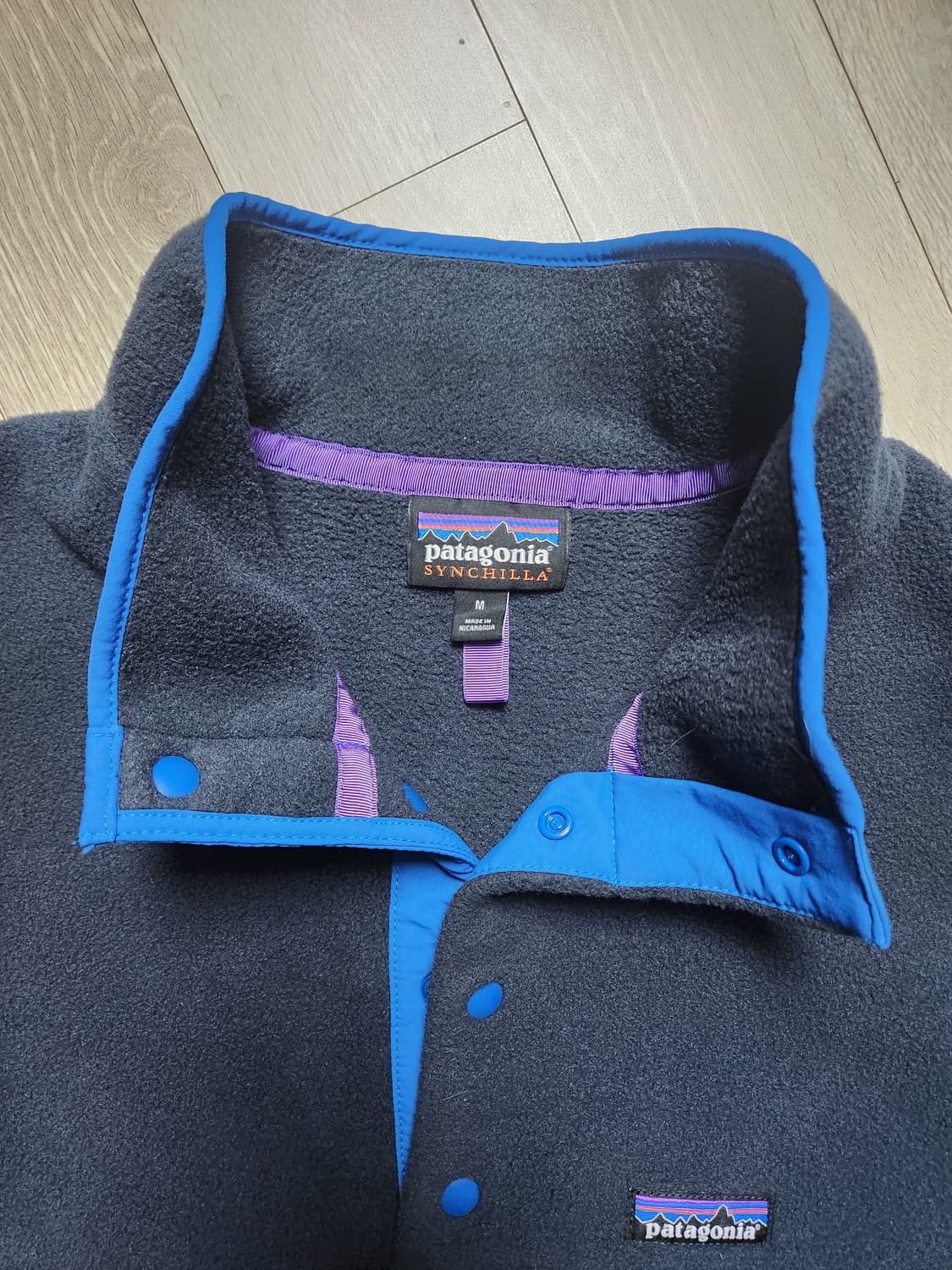 파타고니아 신칠라 피치블루 팝니다.(M) 상품이미지2