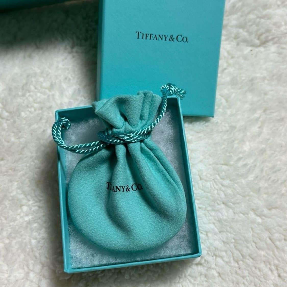 티파니앤코 더블하트 실버 목걸이(레드) 상품이미지5