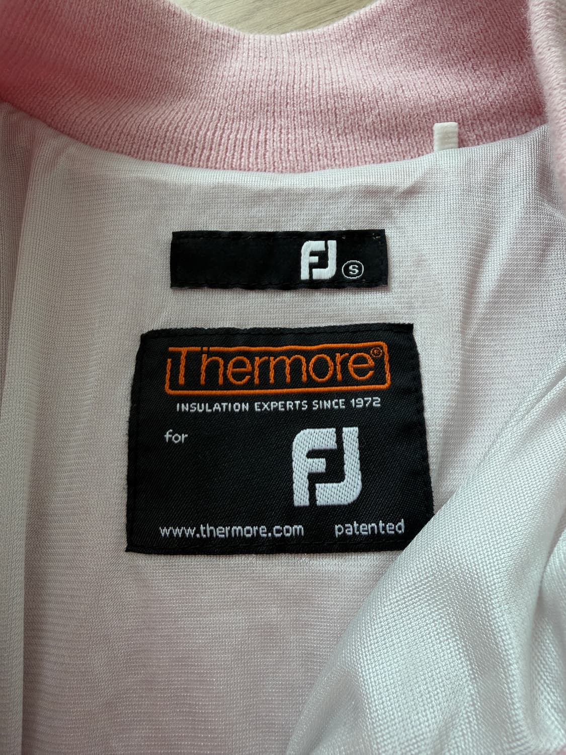 풋조이 FJ 핑크 골프 니트 S 상품이미지4