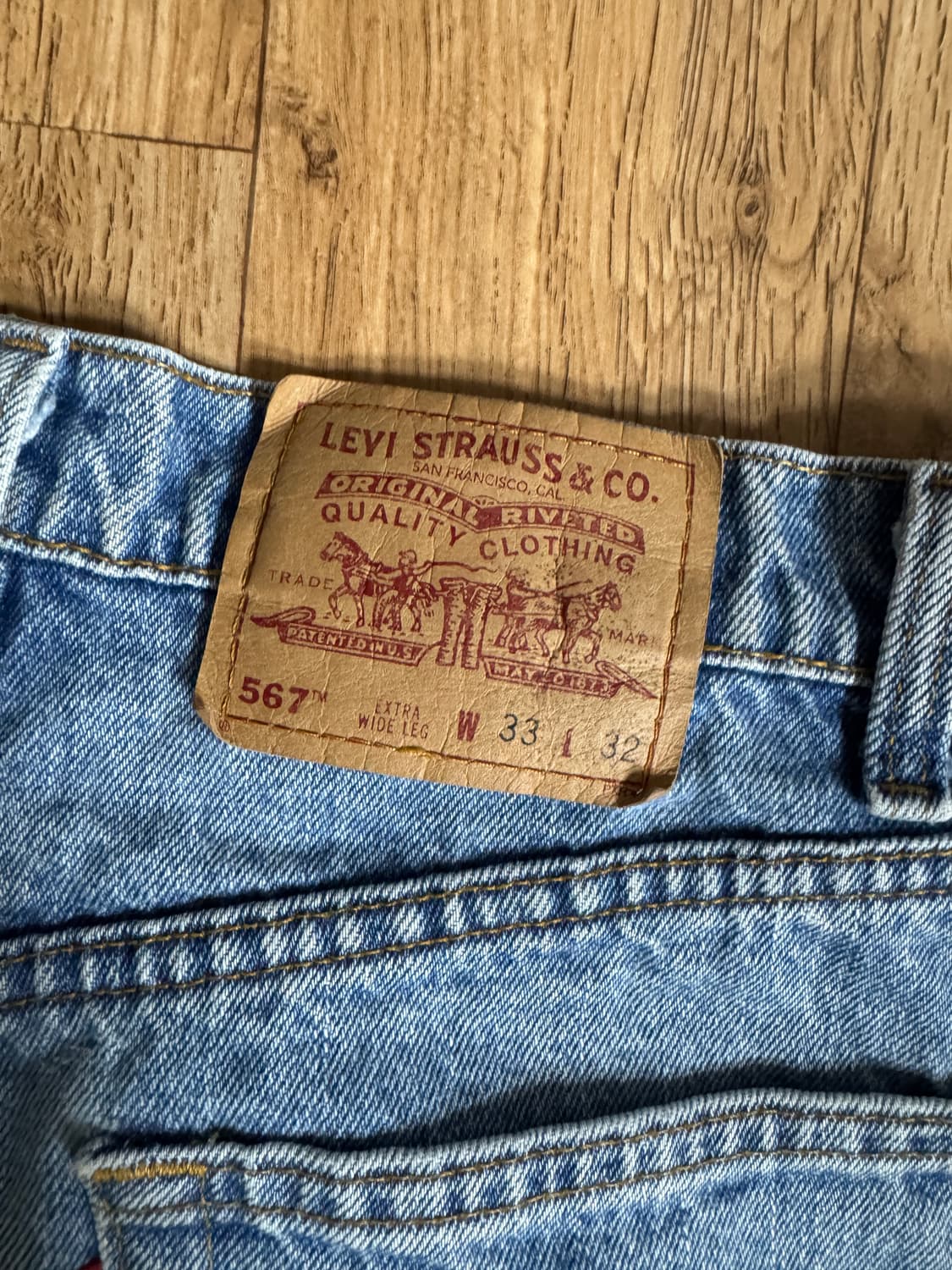 [33X32] 90s 리바이스 567 made in usa 상품이미지4