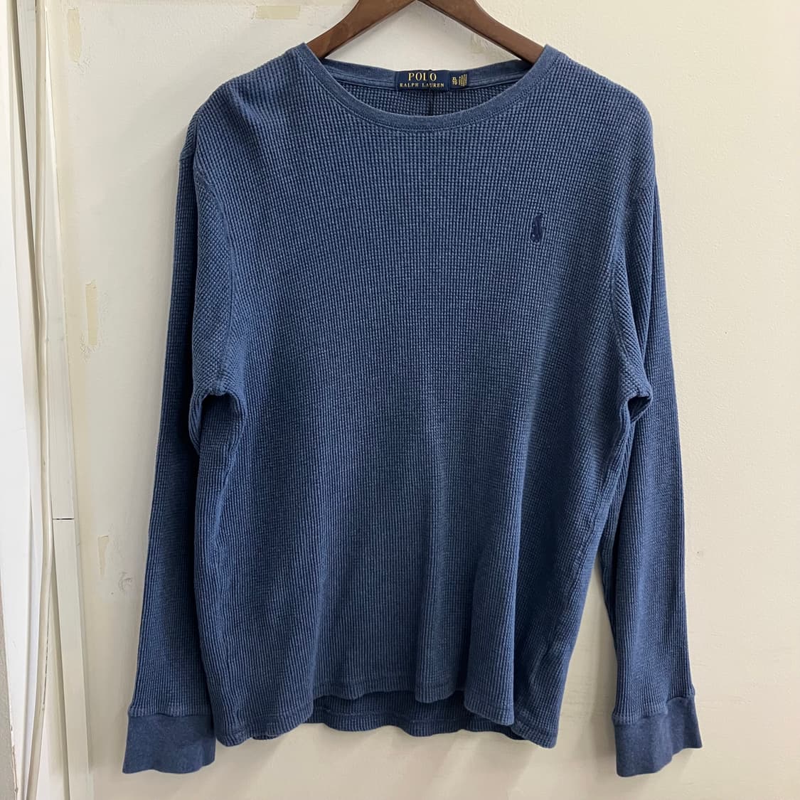 N206 폴로 와플 롱슬리브 상품이미지1