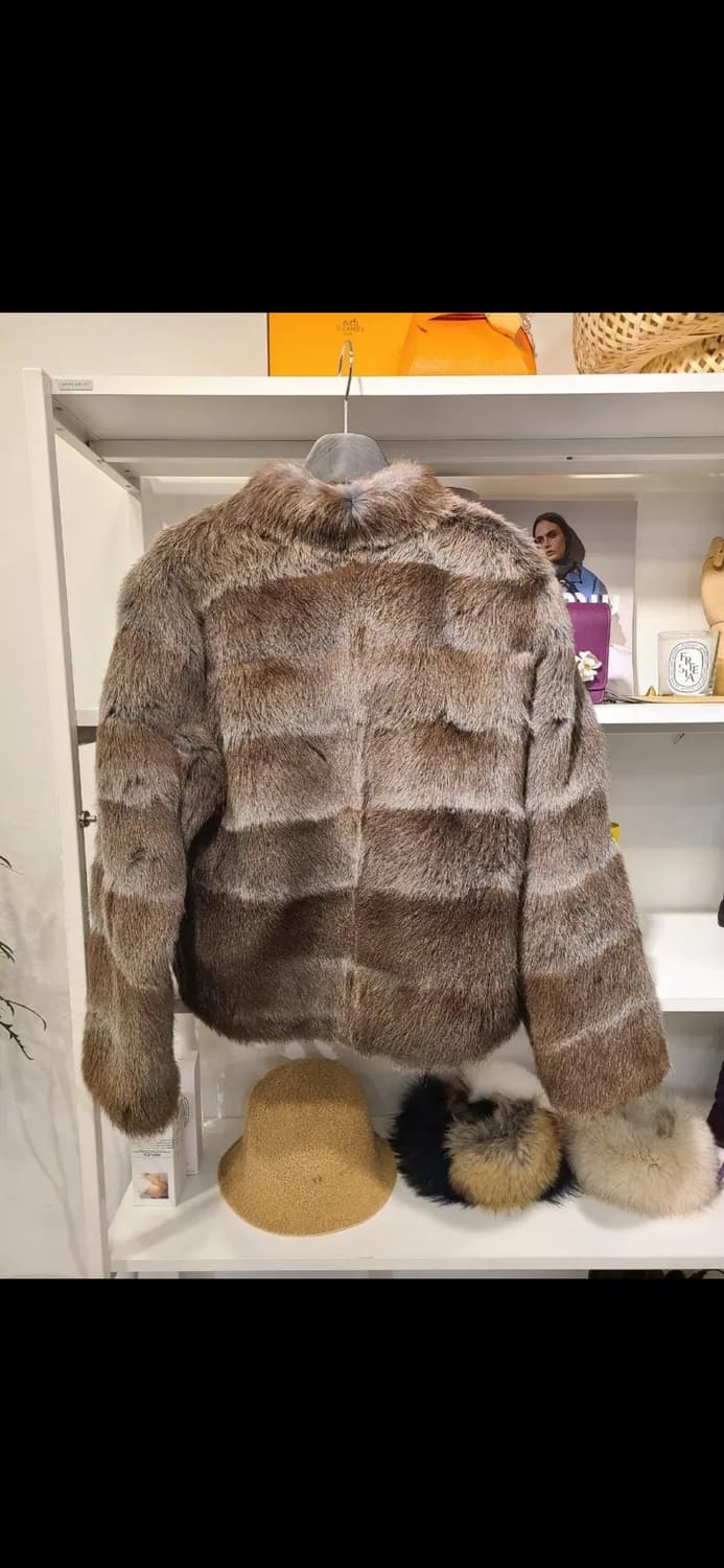 EMBA 호리젠탈 리얼 밍크 자켓 상품이미지3