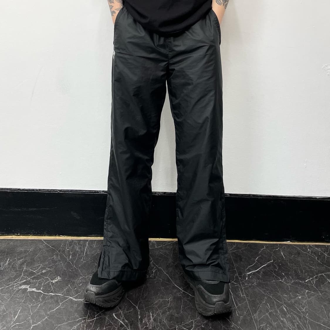 XL 나이키 스우시 사이드절개 와이드 트랙팬츠 상품이미지5