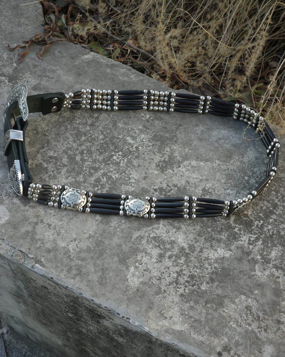 빈티지 헤어파이프 콘초 웨스턴 벨트 상품이미지3