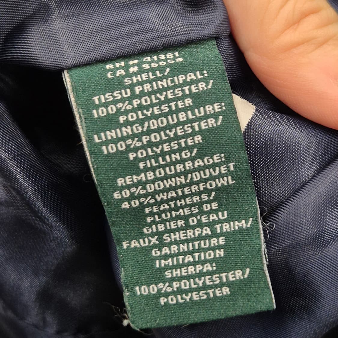 랄프로렌 다운 퀄팅 롱 코트 2XS 상품이미지8