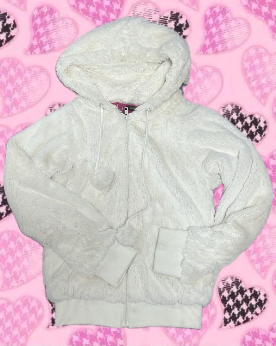 달천깔 폼폼이 후드집업 상품이미지1