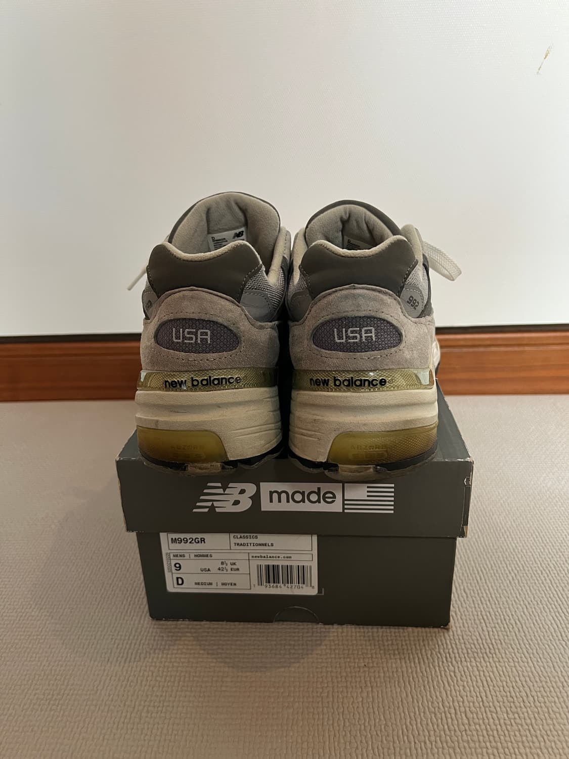 [2020.04.13. 공홈 구매] 뉴발란스 코리아 992 그레이 270 상품이미지4