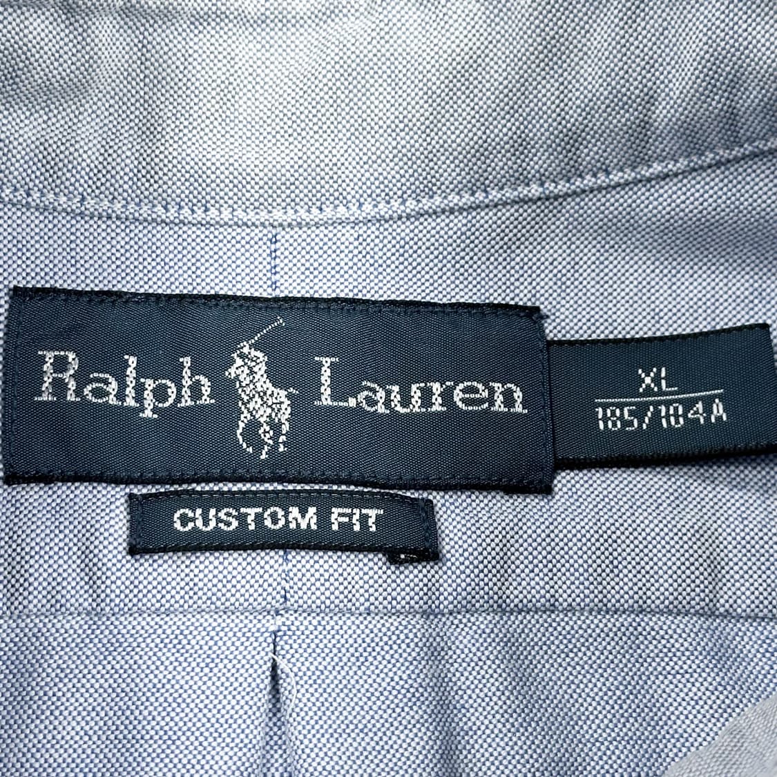 폴로 랄프로렌 포니 커스텀핏 스카이 블루 셔츠 (실측 XXL) 상품이미지6