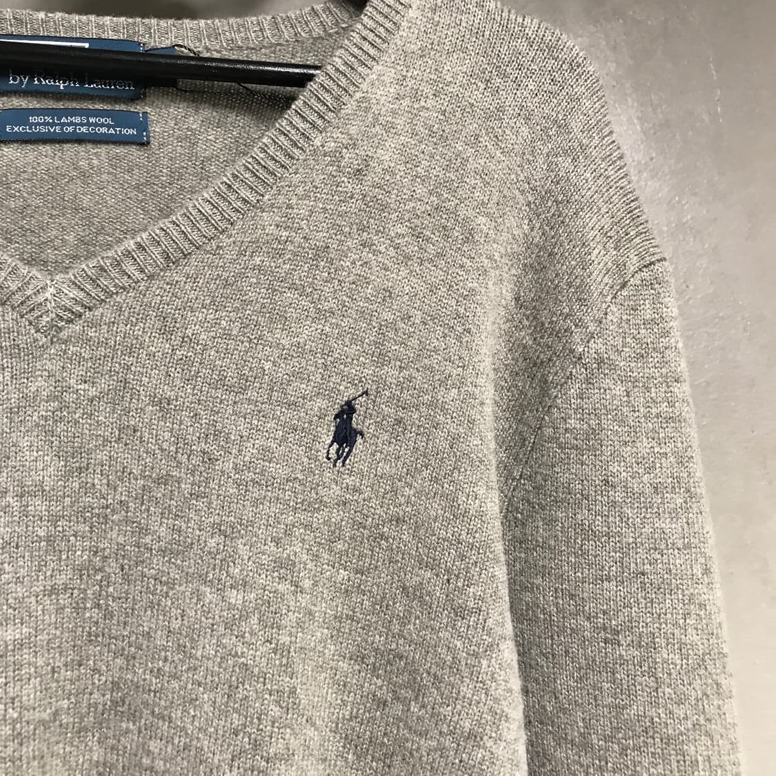 폴로 랄프로렌 브이넥 니트 M 상품이미지4