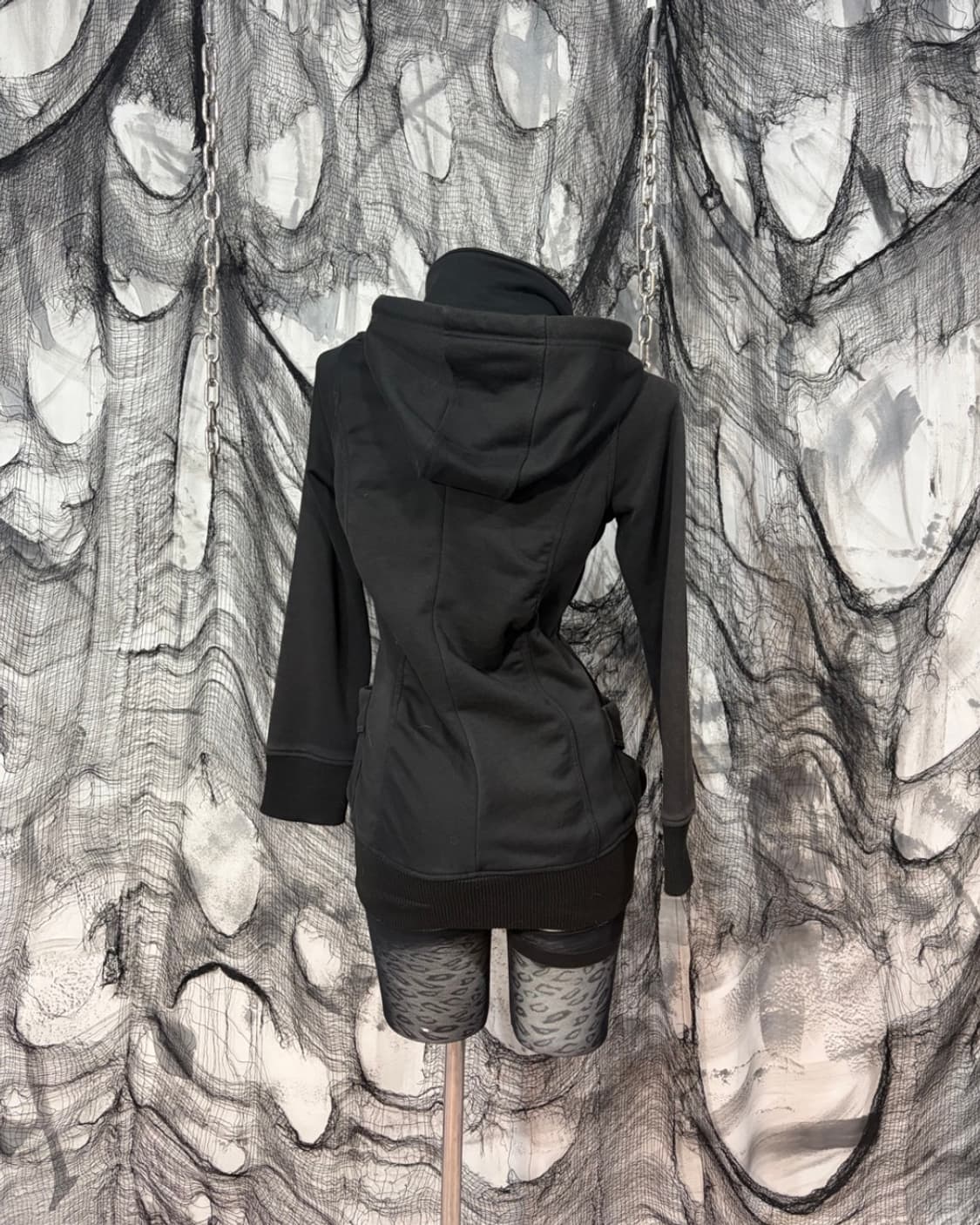 00's Gothic high neck Hoodie Zip up 상품이미지4