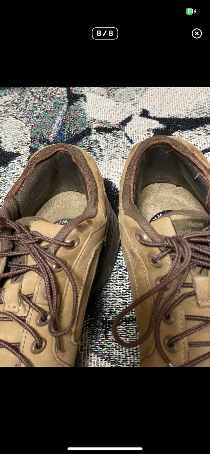 뉴발란스 627 브라운 스웨이드 신발 상품이미지8