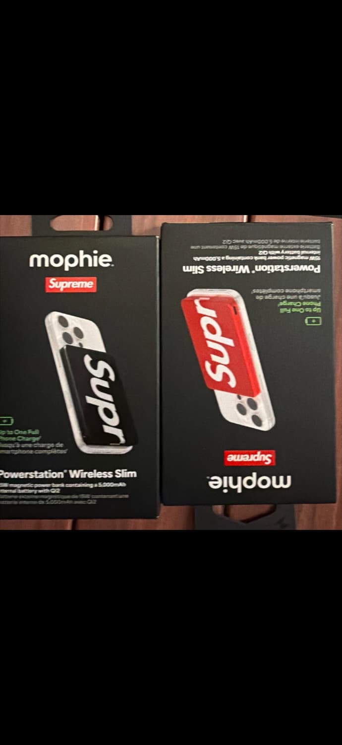 슈프림 파워스테이션 무선 맥세이프 보조배터리 블랙 상품이미지1