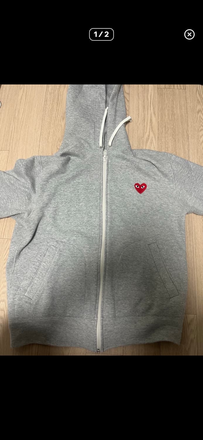 꼼데가르송 후드집업 m 상품이미지1