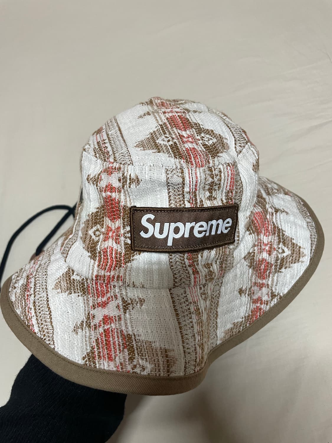 슈프림 우븐 패턴 부니 탄 - 22FW 상품이미지1