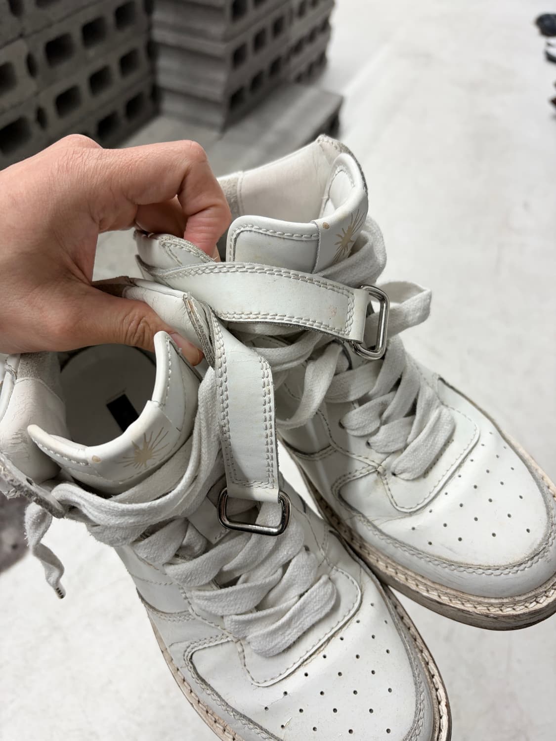 미하라 야스히로 하이브리드 레더 스니커즈 상품이미지6