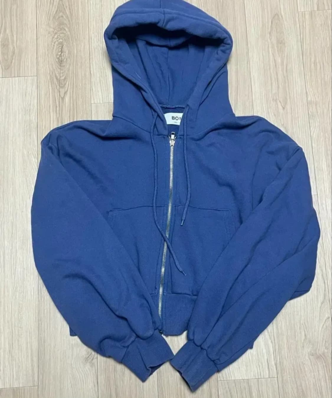 크롭 후드 상품이미지1