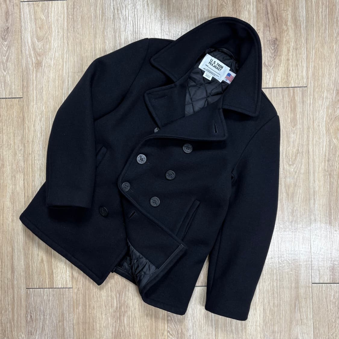 SCHOTT NYC 740N 피코트 네이비 38사이즈(100) 상품이미지1