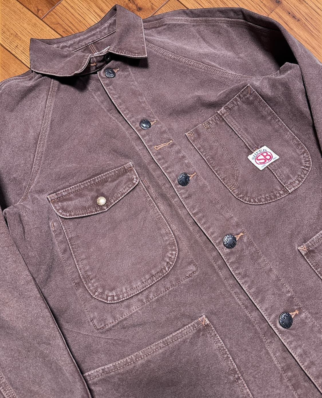 Pherrow's 빈티지 캔버스 커버올 초어자켓 상품이미지5