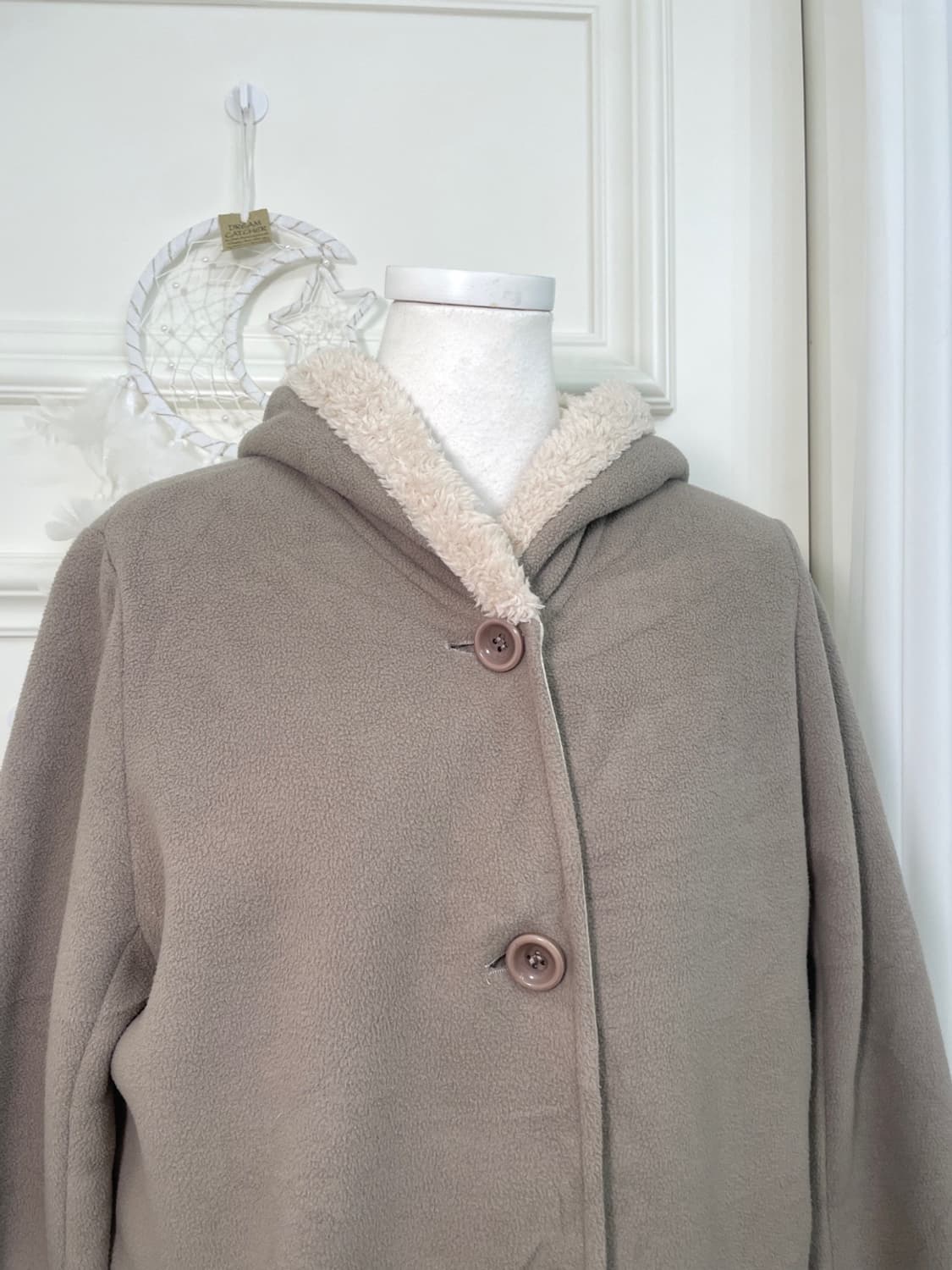 moca fur pocket point hoodie coat 상품이미지6