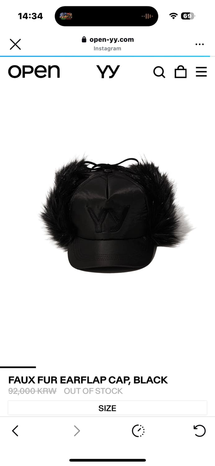 OPEN YY fur cap 상품이미지1