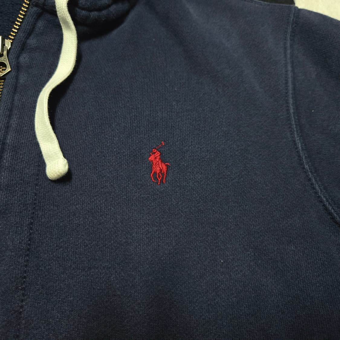 L 폴로랄프로렌 써멀 후드 집업 네이비 상품이미지2