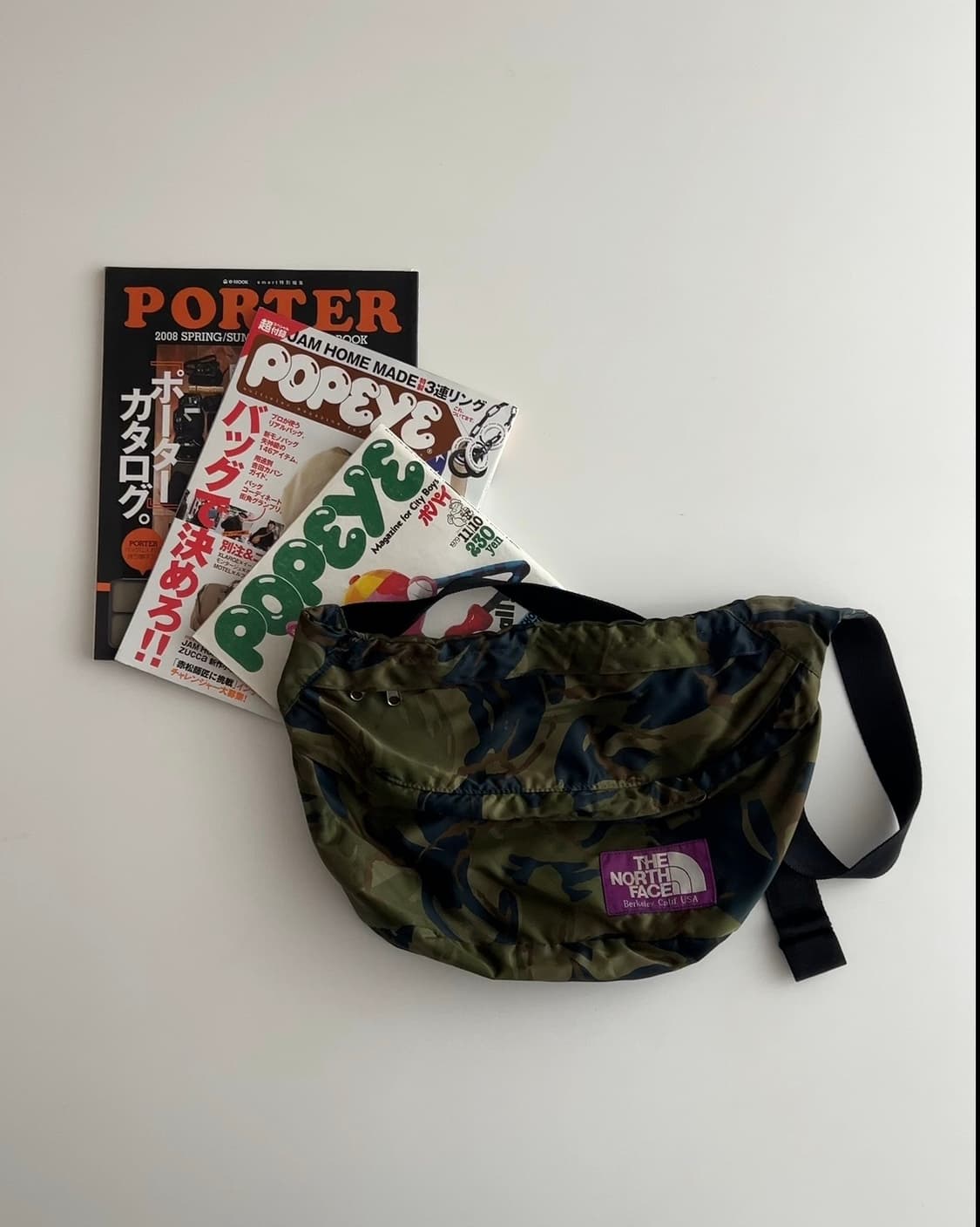 노스페이스 퍼플라벨 카모플라주 웨이스트 백 힙색 상품이미지1