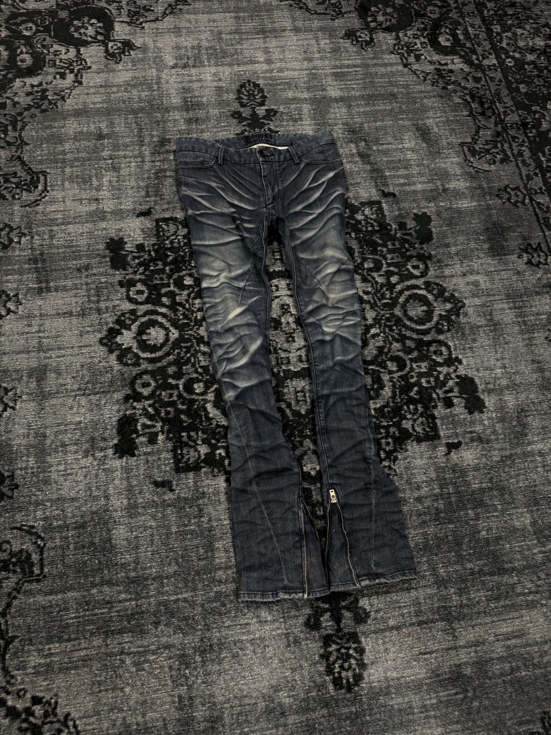 Johnny wolf shark blue whisker slim deni 상품이미지1