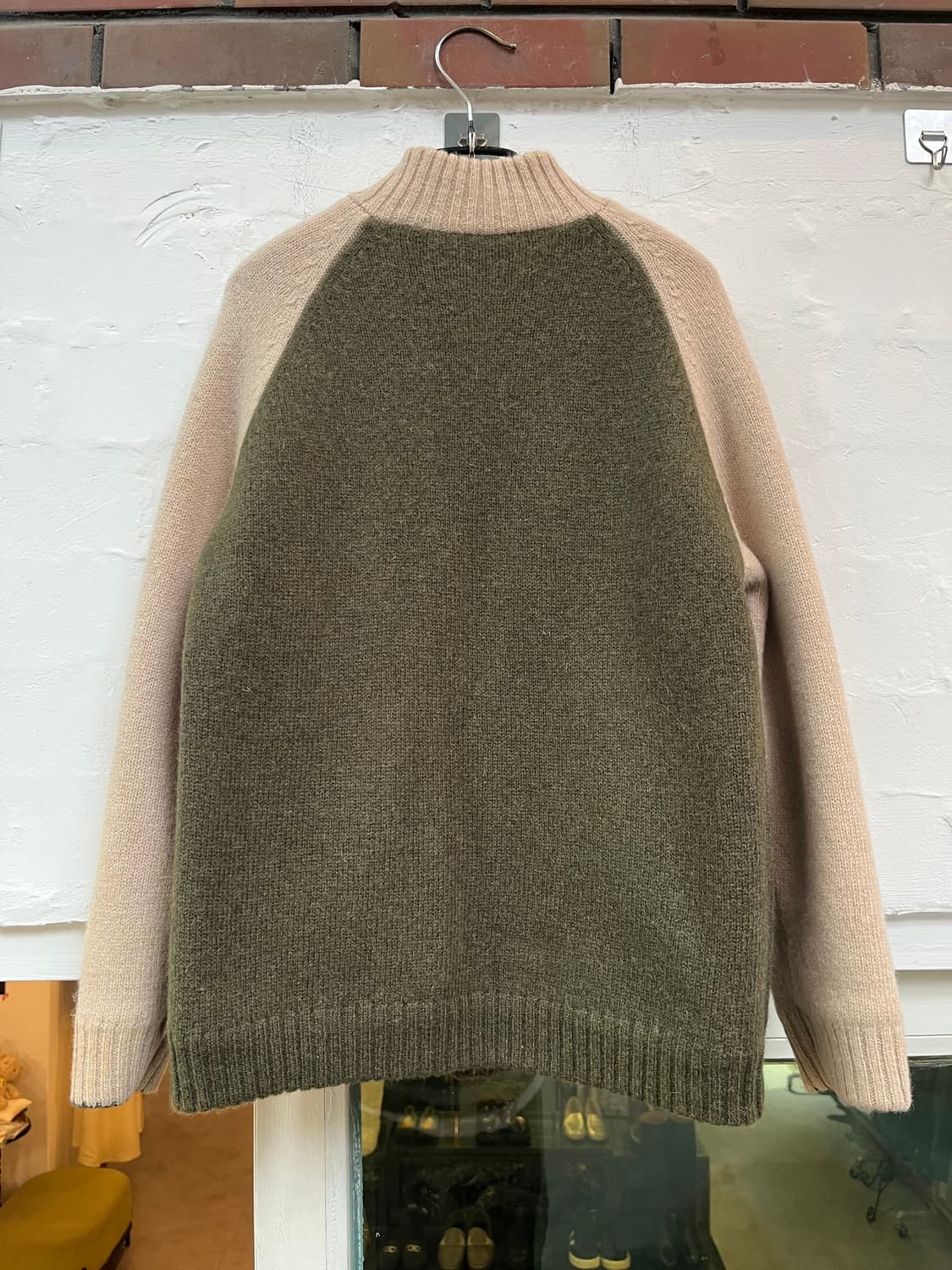 Weatherland basics 리버서블 울 니트집업 L 상품이미지5