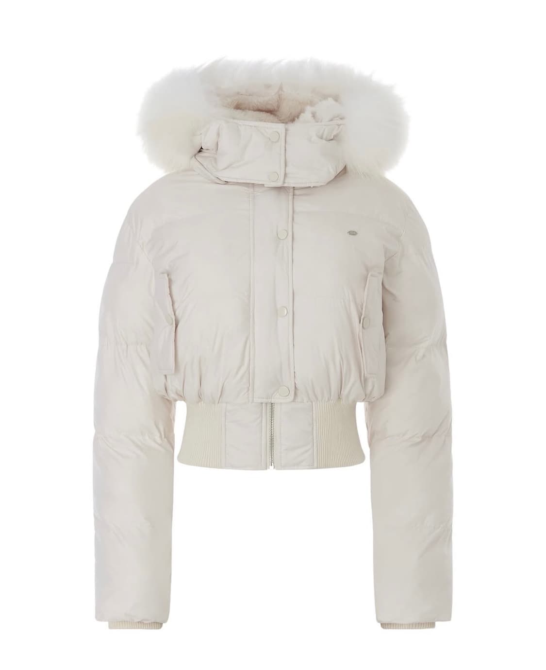 (새상품) 페일제이드 소프트 퍼 후드 푸퍼 자켓 아이보리 패딩  상품이미지6