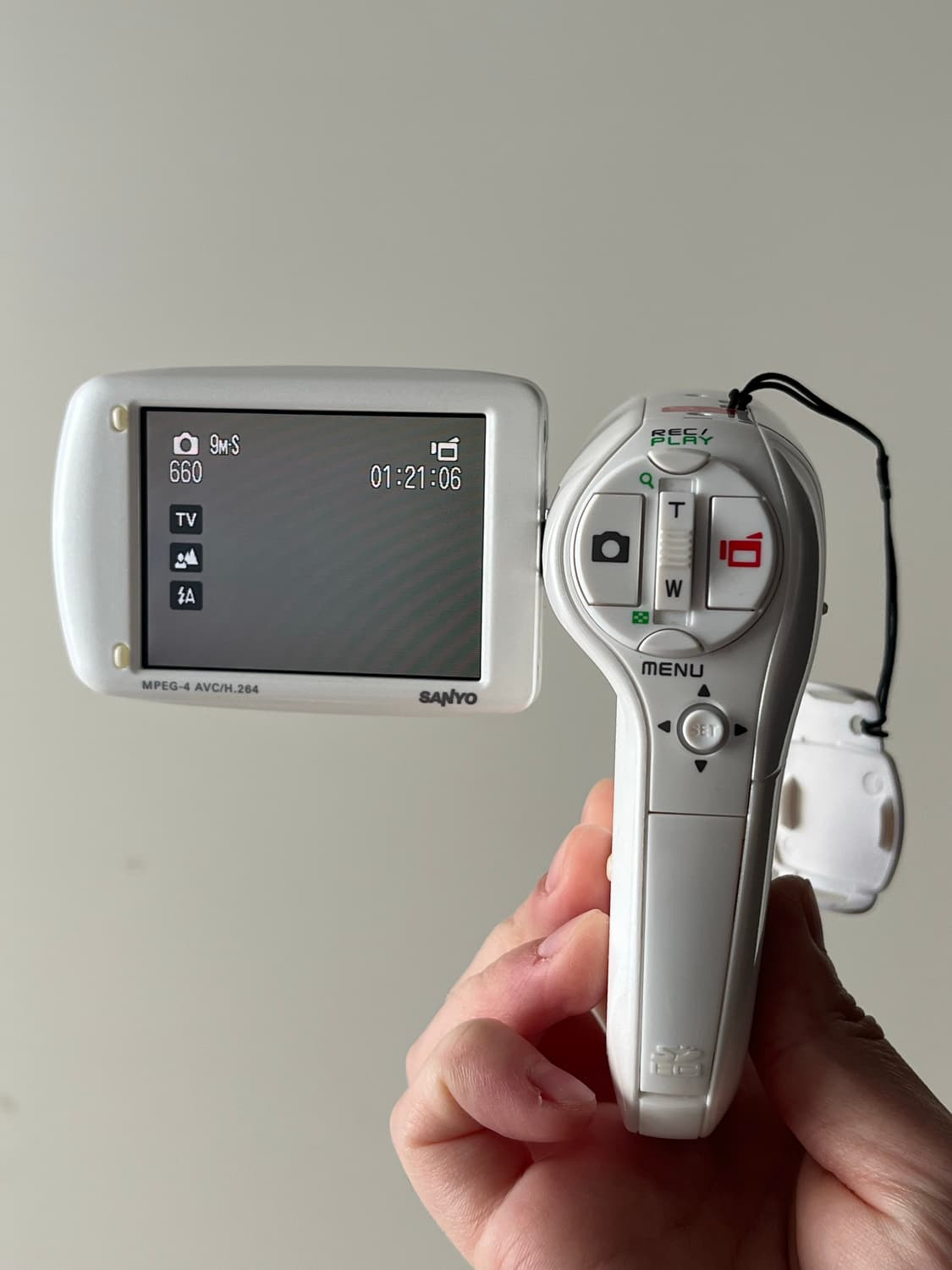 🤍민트급🤍 sanyo xacti 산요 작티 cg9 화이트 상품이미지8