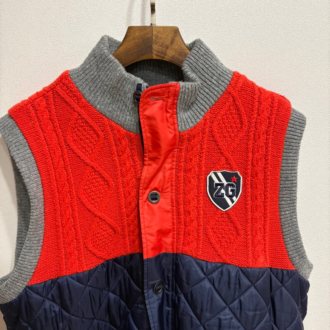 ZOY 골프 니트 퀼팅 베스트 100 상품이미지3