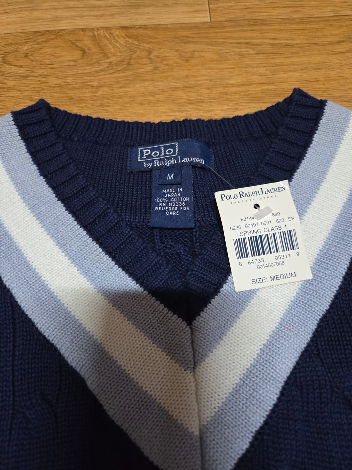 폴로랄프로렌 여성 코튼 케이블 니트 조끼(새상품) 상품이미지6