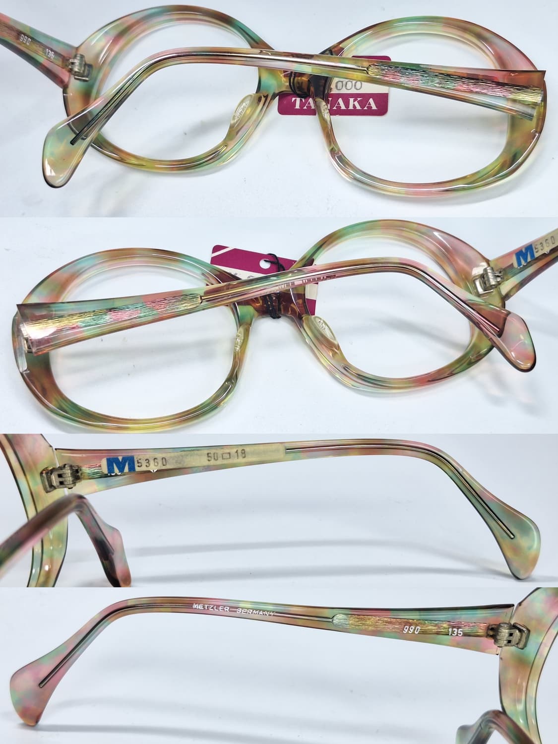 80s 독일제 빈티지 데드스톡/METZLER M5360 안경테 50mm 상품이미지6