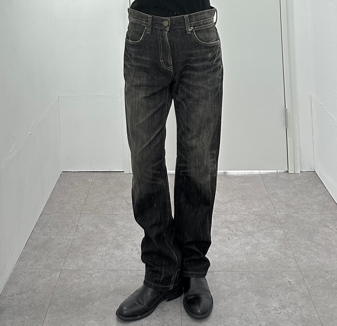 Wrangler 2000s 'Whisker Wash' Black Deni 상품이미지2
