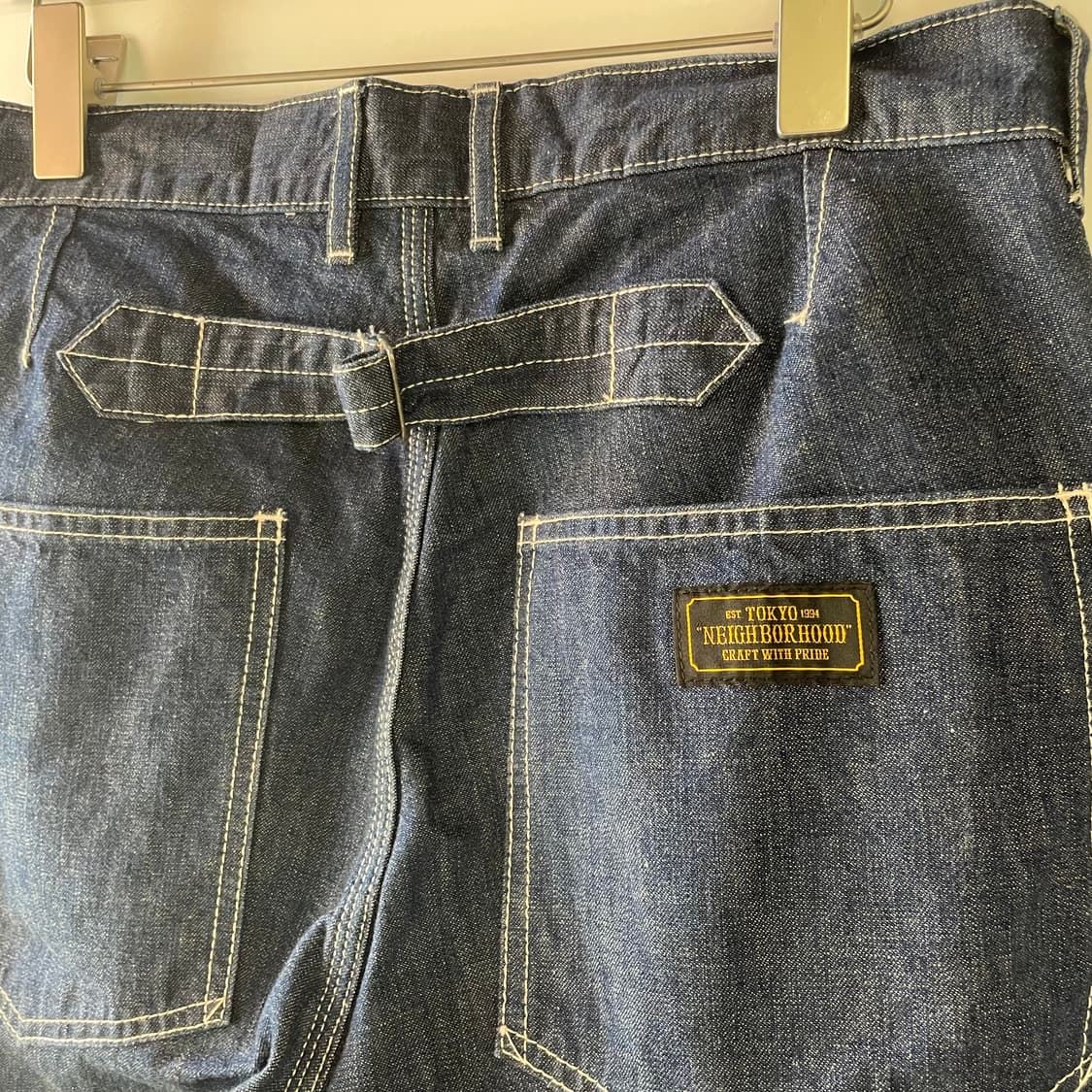 네이버후드 유틸리티 신치백 데님팬츠 상품이미지8