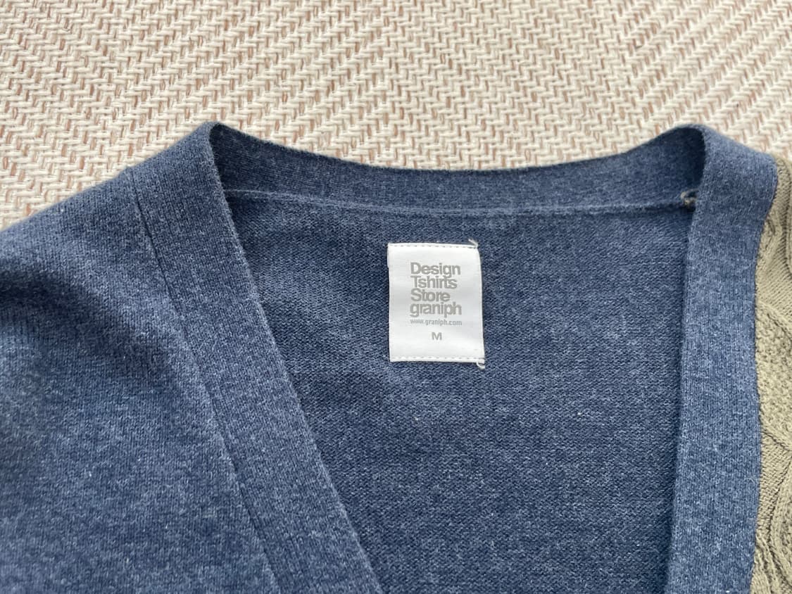 빈티지 graniph 해제추의 멀티 가디건 J04121 상품이미지3