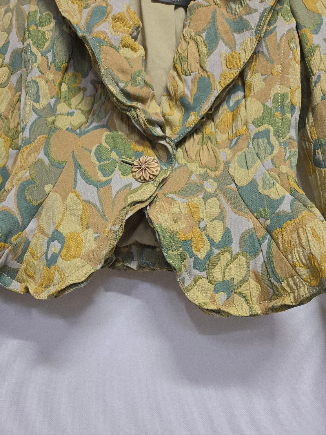 오즈세컨 오브제 플라워 자켓 숏 자켓 상품이미지3