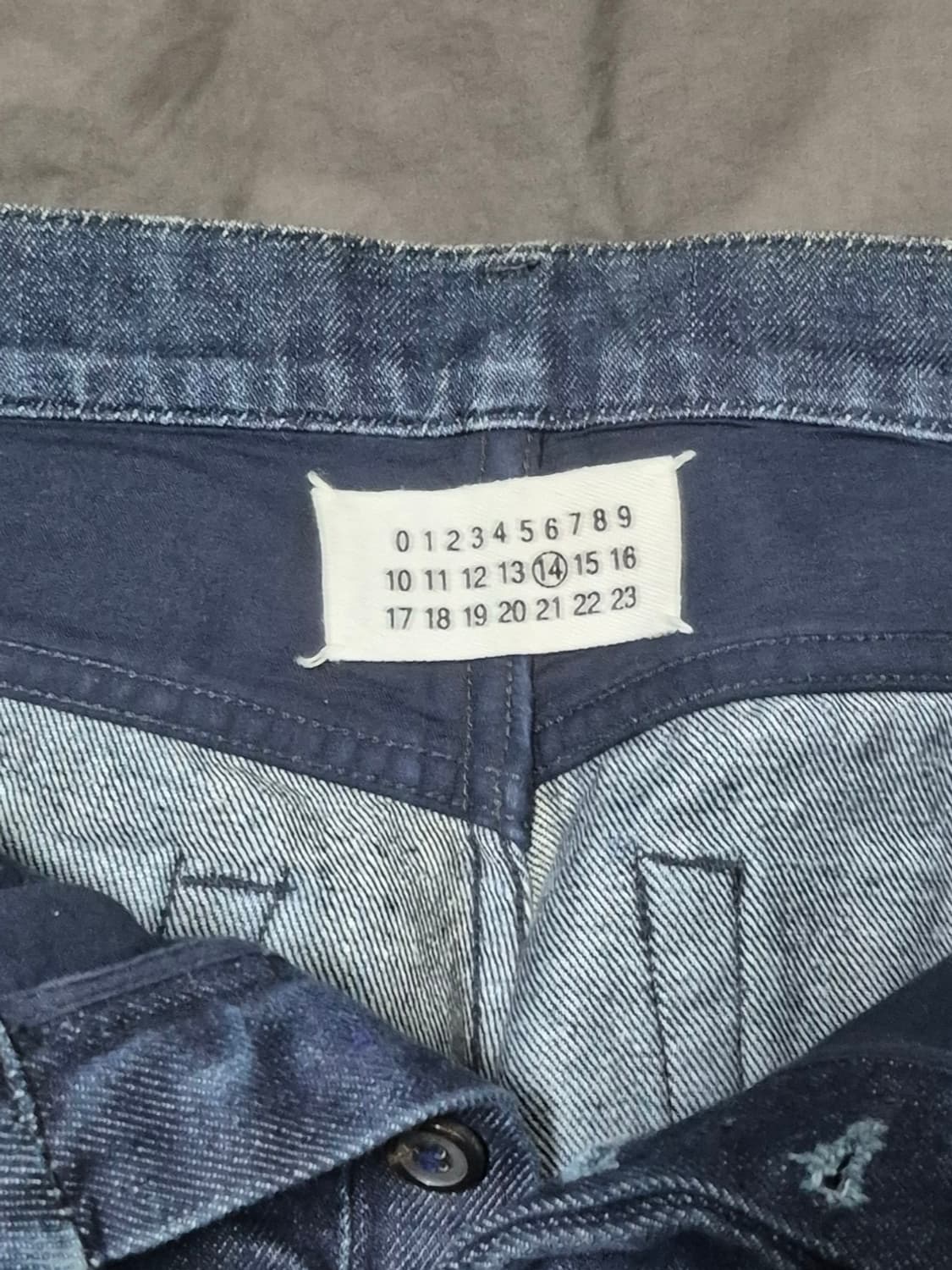 09aw martin margiela back stitch denim 상품이미지3