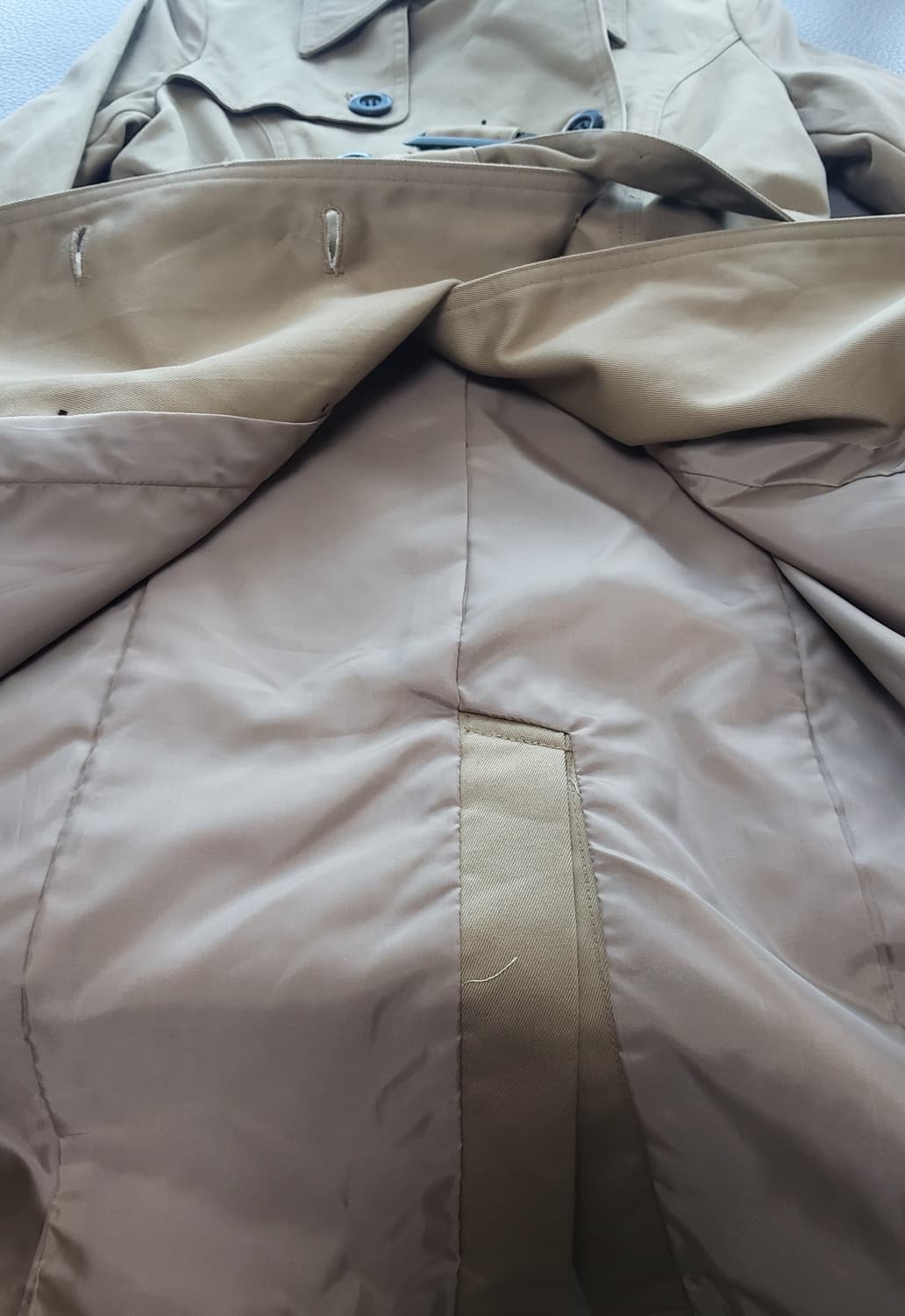 TAKEO KIKUCHI 타케오 키쿠치 │ 여성 S 코튼 트렌치 코트 상품이미지5