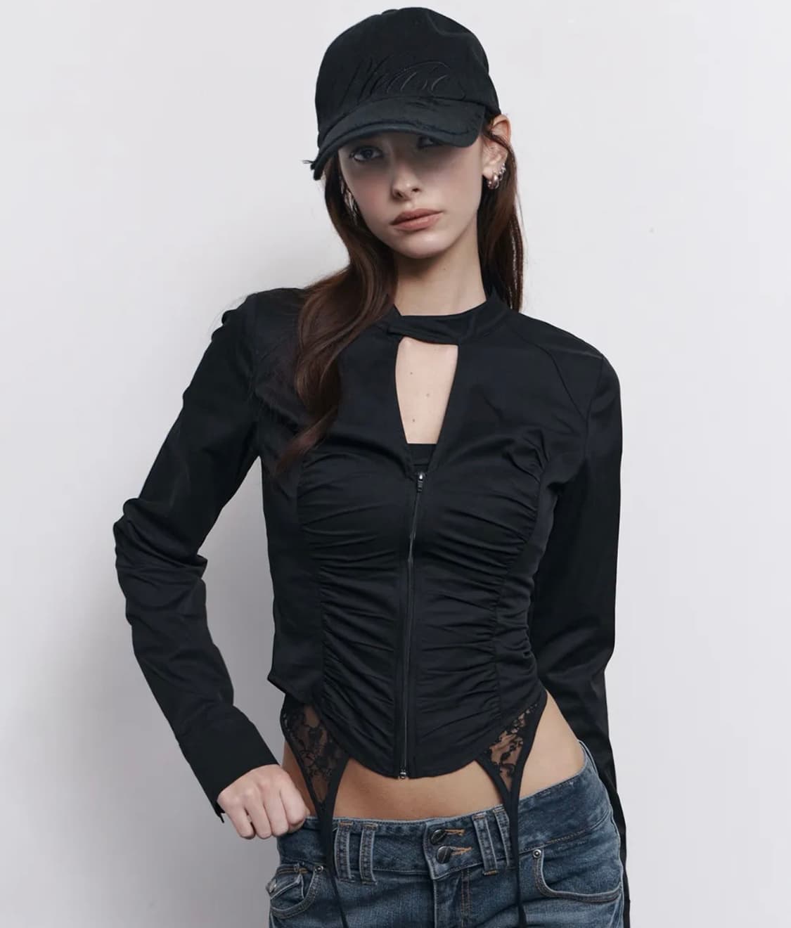 플리즈노팔로우 셔링집업셔츠 상품이미지1