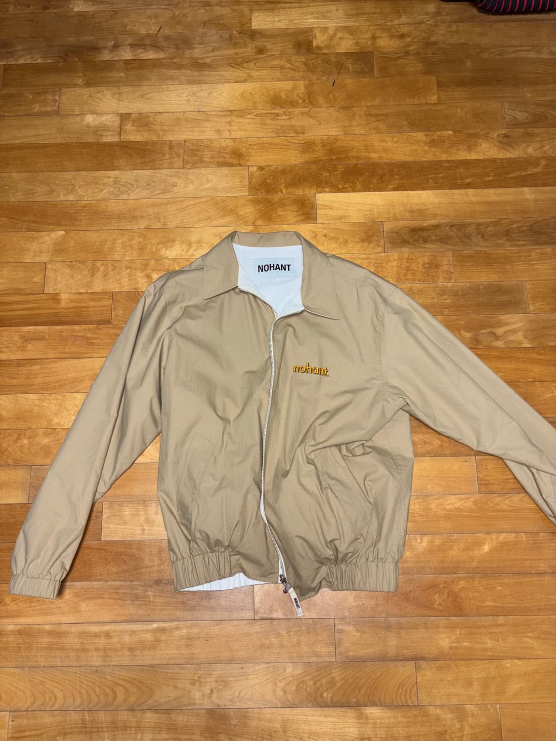 노앙 COTTON REVERSIBLE SINGLE JACKET BEIGE 상품이미지1