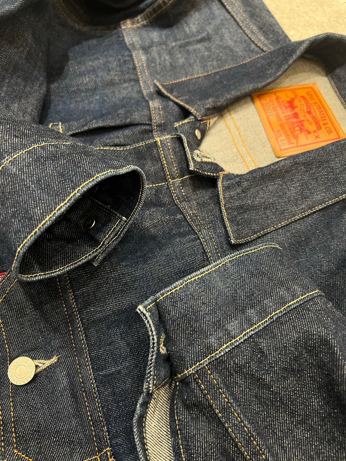 LVC 리바이스 1세대 데님 자켓 (일본산) 상품이미지5