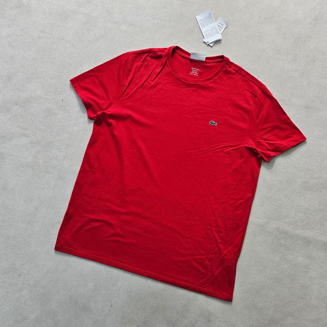 XL 새상품 라코스테 크루넥 반팔티 0409Y 상품이미지1