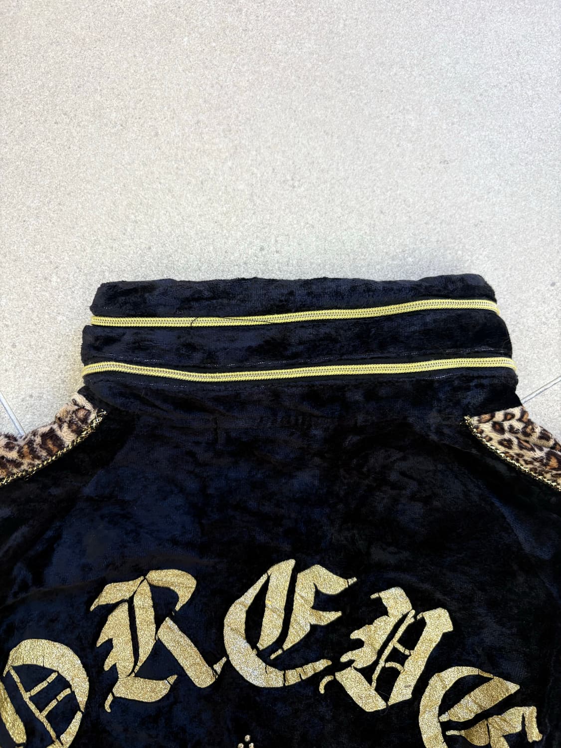 벨벳 호피 골드 집업 상품이미지7