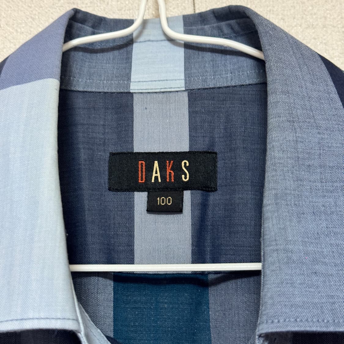 닥스 체크 반팔 셔츠 100 상품이미지4