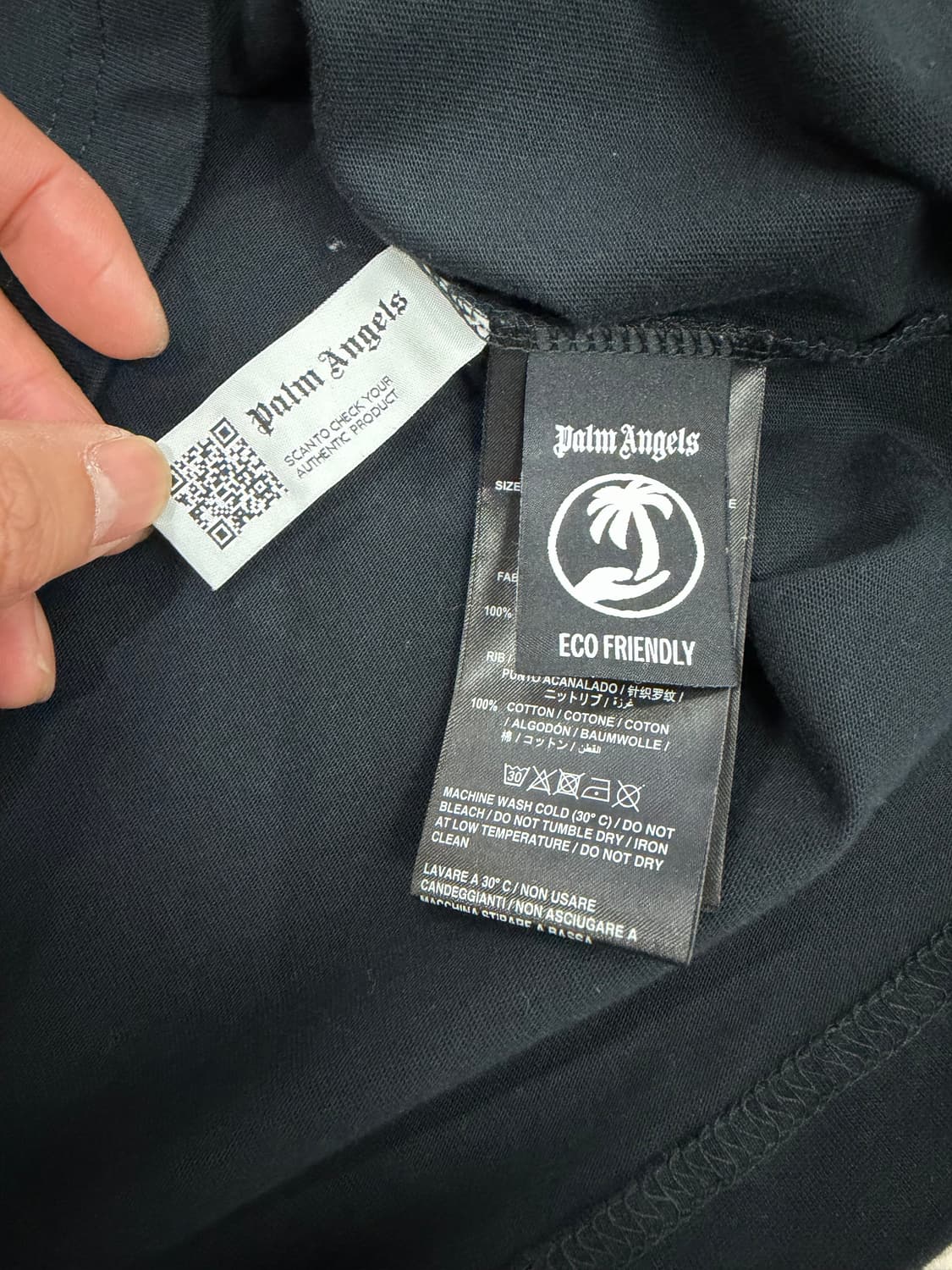 정품) 팜엔젤스 백로고 베어 반팔 티셔츠 L 상품이미지7