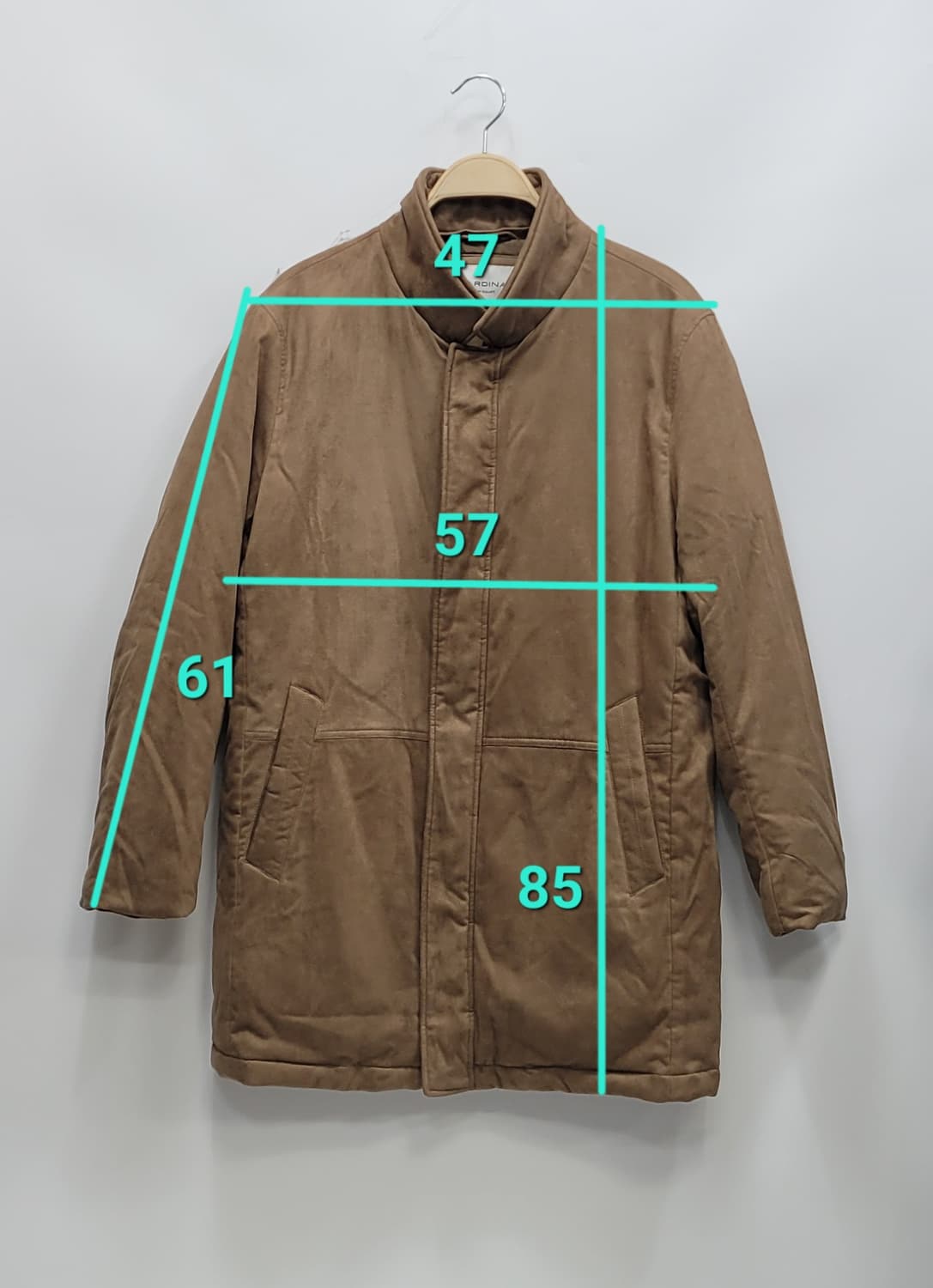 GALAXY 20FW 라이프스타일 스웨이드 구스 다운 자켓 / 남 100 상품이미지10