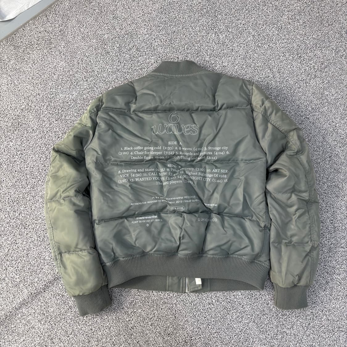 M 디스이즈네버댓 봄버 덕다운 자켓 0311J 상품이미지3